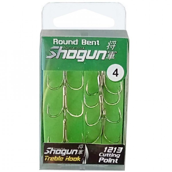 Shogun 1213 Round Bent High Carbon Nikel 3’Lü İğne No:10