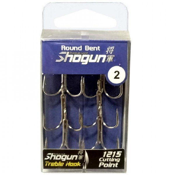 Shogun 1215 Round Bent High Carbon Nikel 3’Lü İğne No:1/0