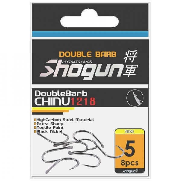 Shogun 1218 Chinu Çift Tırnaklı Olta İğnesi No:2