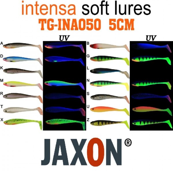 Silikon Balık Jaxon Gummy Intensa Tg-Ina050 5Cm 5 Li Pk Renk D