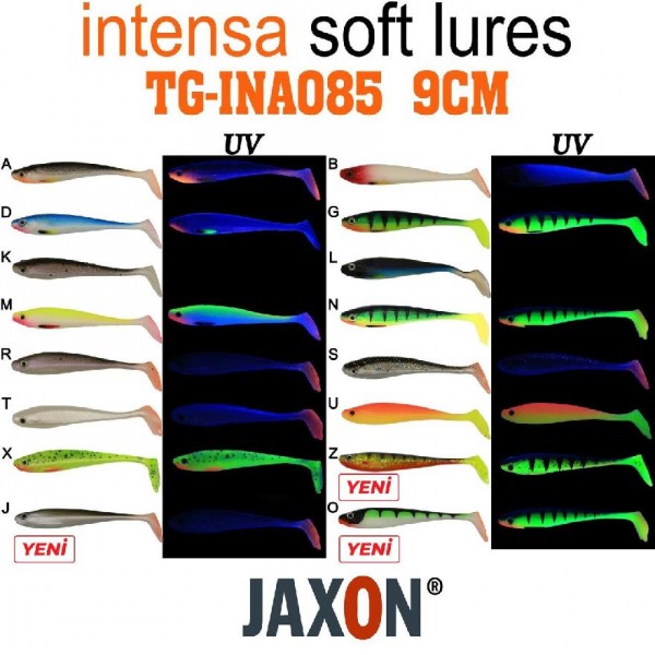 Silikon Balık Jaxon Gummy Intensa Tg-Ina085 9Cm 5’Li Pk Renk:A