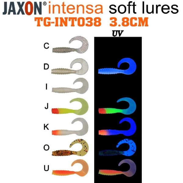 Silikon Balık Jaxon Gummy Intensa Tg-Int038 3,8Cm 10 Lu Pk Renk C