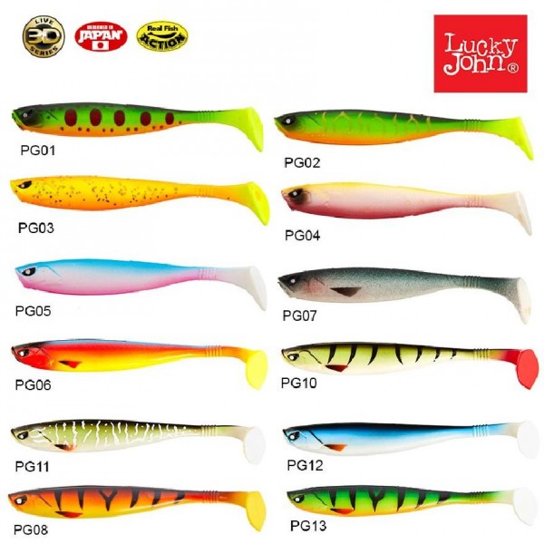 Silikon Yem Luckyjohn Basara 3D Soft 8.9Cm 6Lı Pk Renk:Pg01