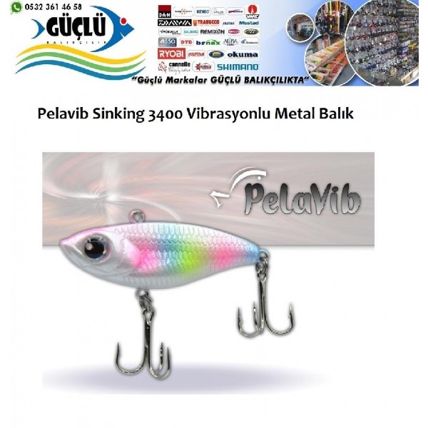 Vibrasyon  Maket Balık Pela Uv Vıb Sınkıng 13Gr 5.5Cm Renk :01