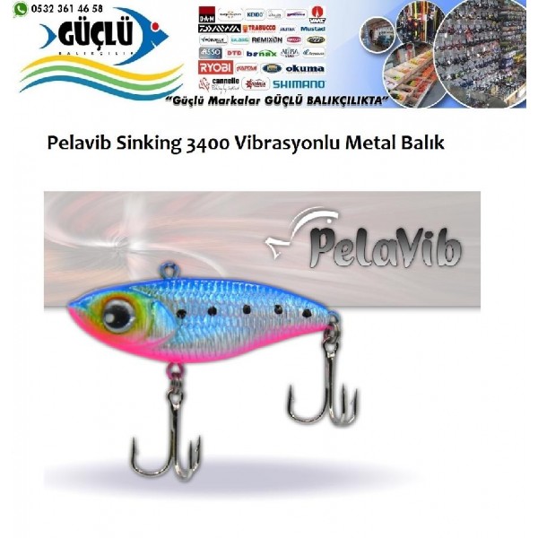 Vibrasyon  Maket Balık Pela Uv Vıb Sınkıng 13Gr 5.5Cm Renk :08