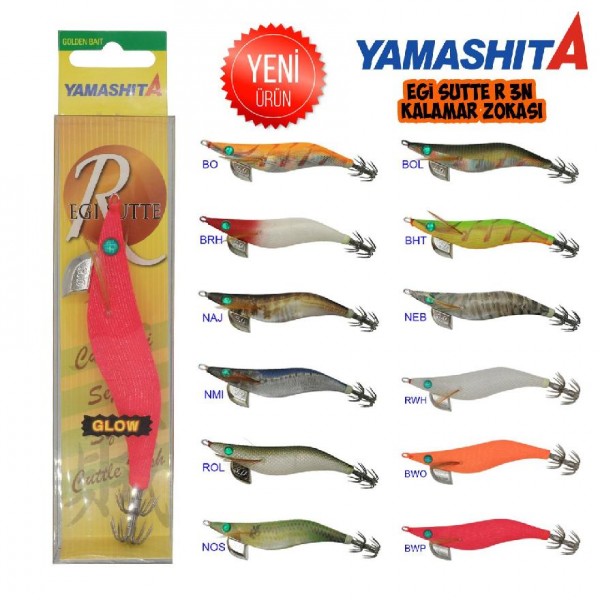 Yamashita Egi Sutte R 3N Nıy 9,5Cm 15Gr Kalamar Zokası  Renk:Bwp