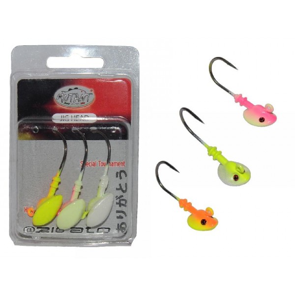 Mutant 6411 Jig Head Rigato Stunner 14Gr 3'Lü Mix Set