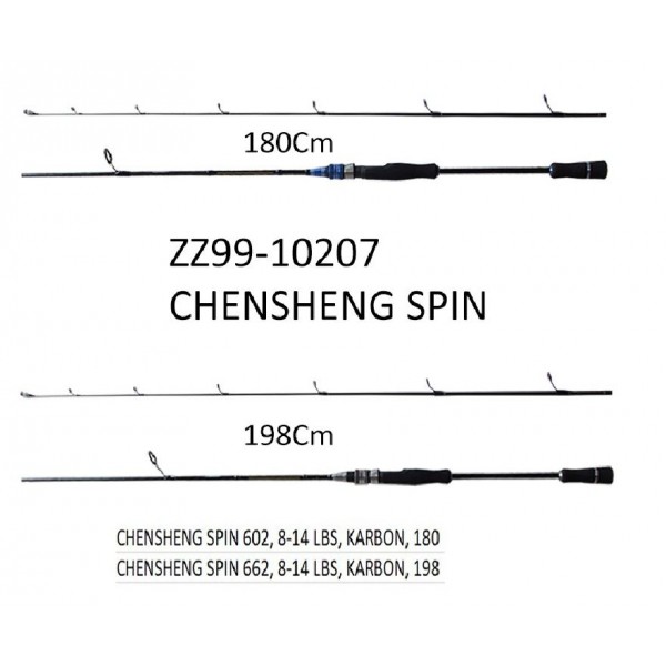 Chensheng Cs602, 8-14 Lbs Karbon Spin Kamışı 180Cm