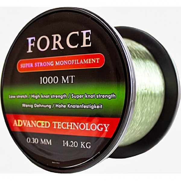 Force Super Strong Beyaz 1000 Metre Monoflament Misina Renk:0,40Mm