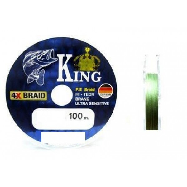 King Braid Ultra Sensitive Alman İp Misina 4X Pe Örgü 0,18Mm