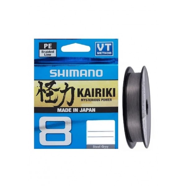 Shimano Kairiki Steel Gray (Gri) 0,20Mm 150Mt 8Kat İp Misine