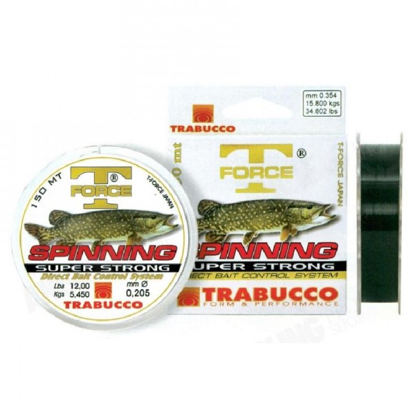 Trabucco T-Force Spinning 150M 0,30Mm Monofilament Misina
