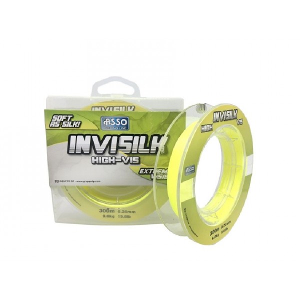 Asso Invısılk Surf Castıng Clear Yellow 300 Mt 0.28Mm Misina