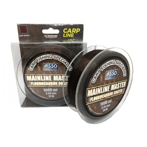 Asso Mainline Master Carp Fc Coated 1.000Mt Kahverengi 0,28Mm