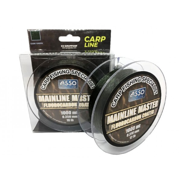 Asso Mainline Master Carp Fc Coated 1.000Mt Koyu Yeşil 0,28Mm