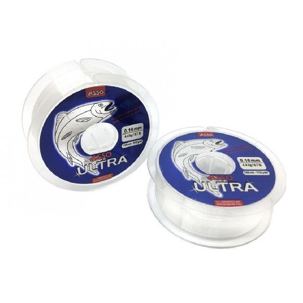 Asso Ultra Paralelling 100Mt Monofilament Misina Beyaz 0,22Mm