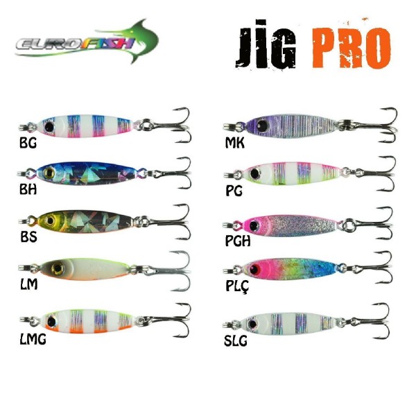 Jig Yemi Eurofish JigPro UV Glow 12gr Micro Jig RENK:SLG