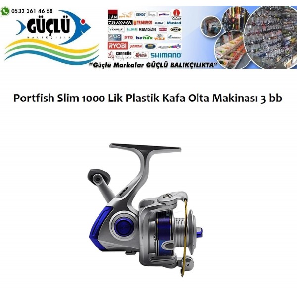 LRF MAKİNESİ PLASTİK KAFA  Portfish Slim 1000 3+1 BB