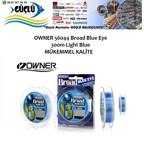 Owner Misina 56044 Broad Blue Eye 300Mt 0,37Mm