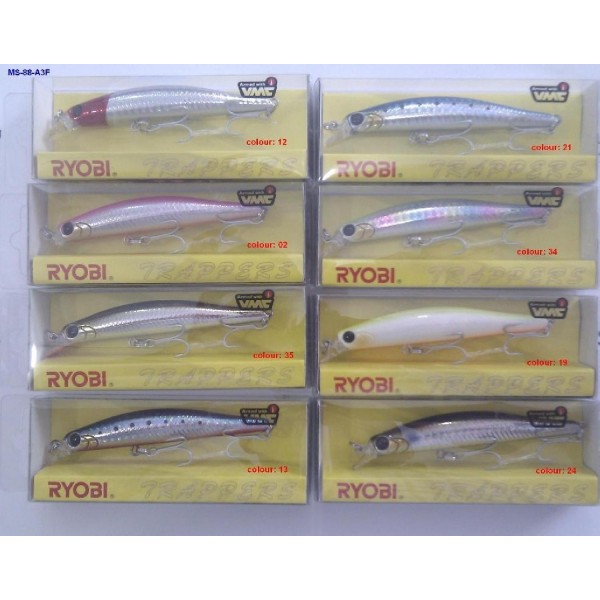 Ryobi Trapper Maket Balık MS-88-A3F 8.8cm 10gr 0,6m RENK:12