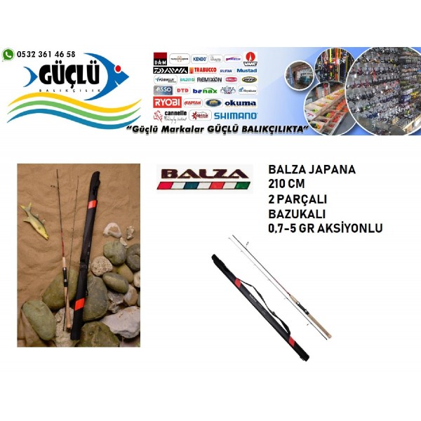 LRF Kamışı Balza Japana BX-210CM  0,7-5gr AKSİYONLU