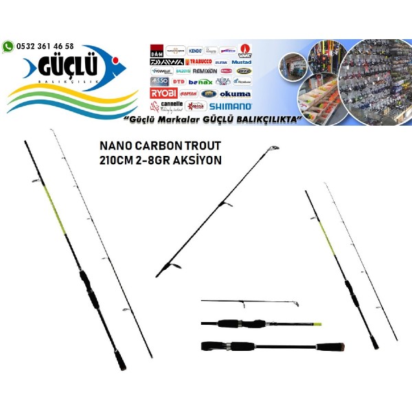 LRF KAMIŞI EUROFİSH NANO CARBON TROUT 210CM 2-8GR AKSİYONLU