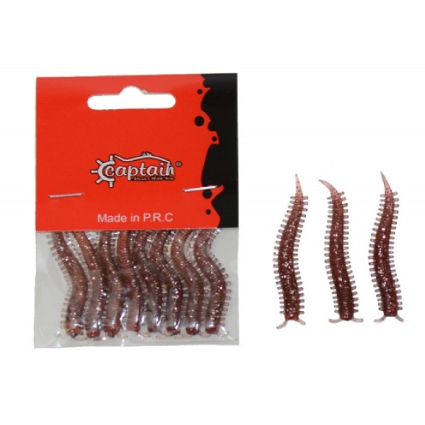 Silikon Kurt Captain Ajıbıshı 5.5Cm 8 Li Paket Renk:1