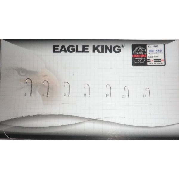 Eagle King 1501NI Çapraz Nikel Sinek İğne (9224NI) NO:10