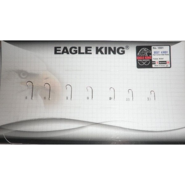 Eagle King 1501Nı Çapraz Nikel Sinek İğne (9224Nı) No:12