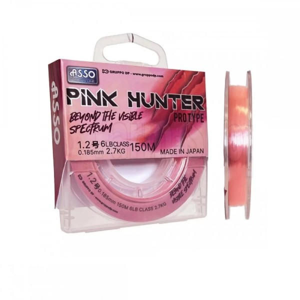 ASSO PINK HUNTER FLOUROCARBON MİSİNA 0,28MM