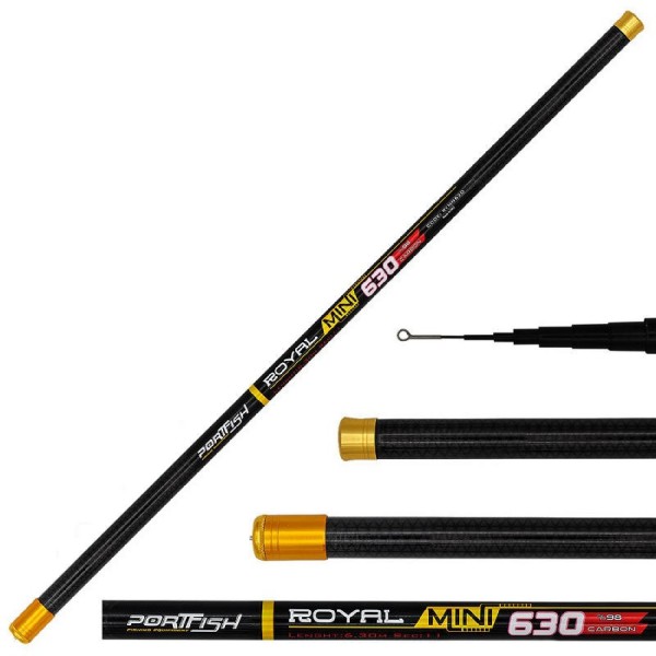 Portfish Mini Royal Carbon Göl Kamışı 450 cm 5-20 gr