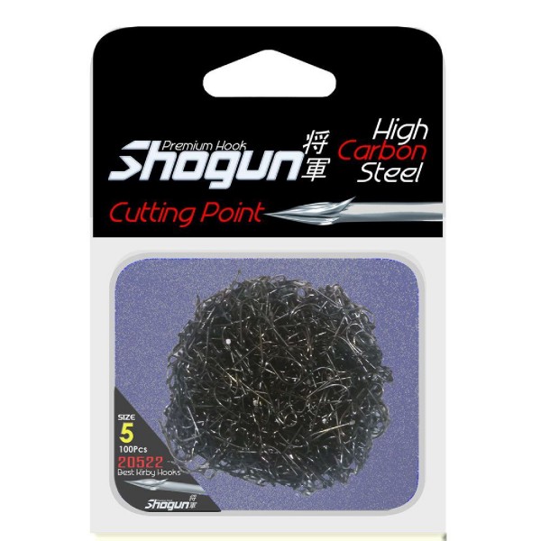 Shogun 1522 Best Kirby Siyah Çapraz 100 lü Olta İğnesi No:2