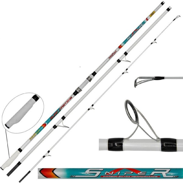 Portfish Sniper 425cm 300gr 3Parça IM8 Karbon Surf Kamış