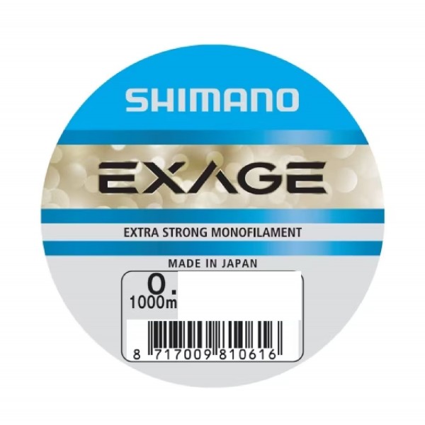 Shimano Exage 1000m 0.405mm Steel Grey Monoflament Misina