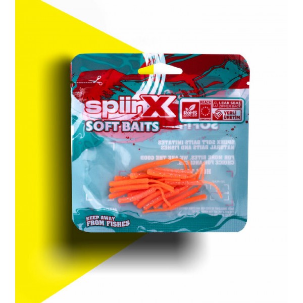 SPIINX BABY FISH SİLİKON 4.5CM 18P GLOW ORANGE GUM