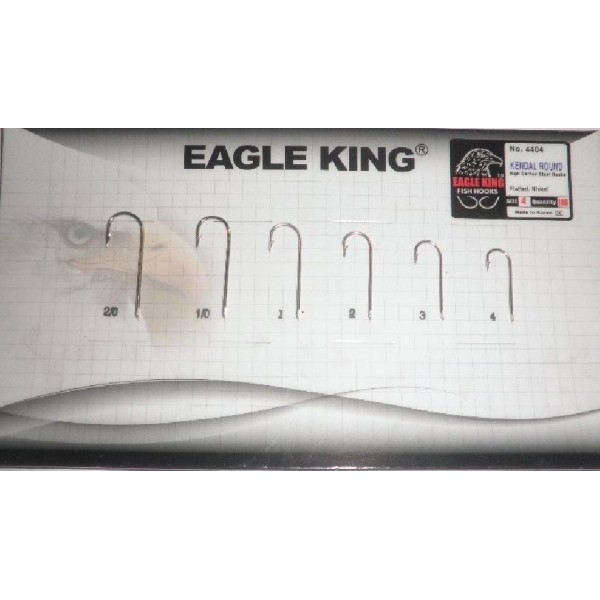 Eagle King 4404Nı Düz Uzun Sap Nikel Çelik İğne No:1/0