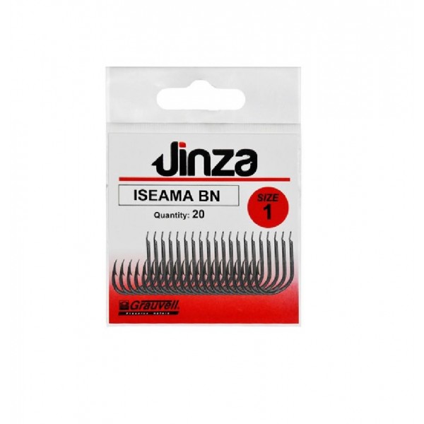 Jinza 57070 İseama Bn Siyah Olta İğnesi20’Li Paket No:1