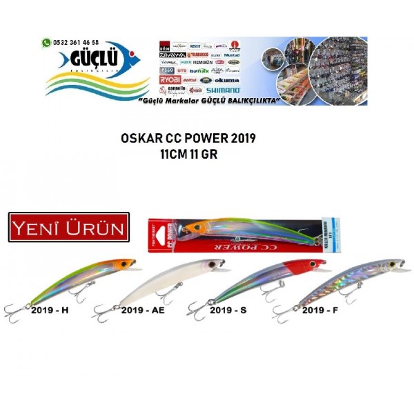 Maket Balık Oskar Cc Power 2019 Seri 11 Cm 11 Gr Renk:2019F