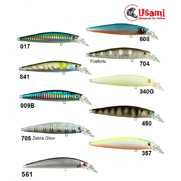 Maket Balık Usami Bay Shinner 85Sp-Mr 9.7 Gr Renk:357