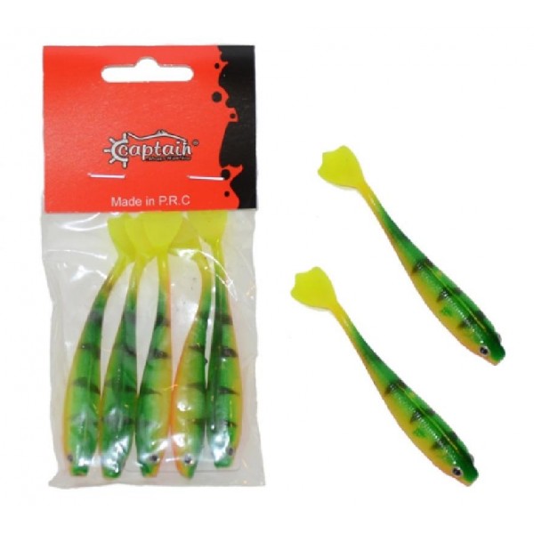 Sahte Silikon Yem Captain Pencıl Duck 9,5Cm 5’Li Pk Renk:02