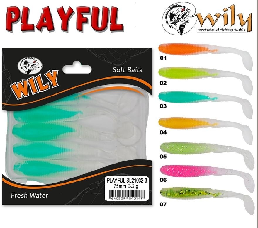 Wily%20Playful%20Silikon%20Yem%207.5%20Cm%203.2%20Gr%205’Li%20Pk%20Renk:1