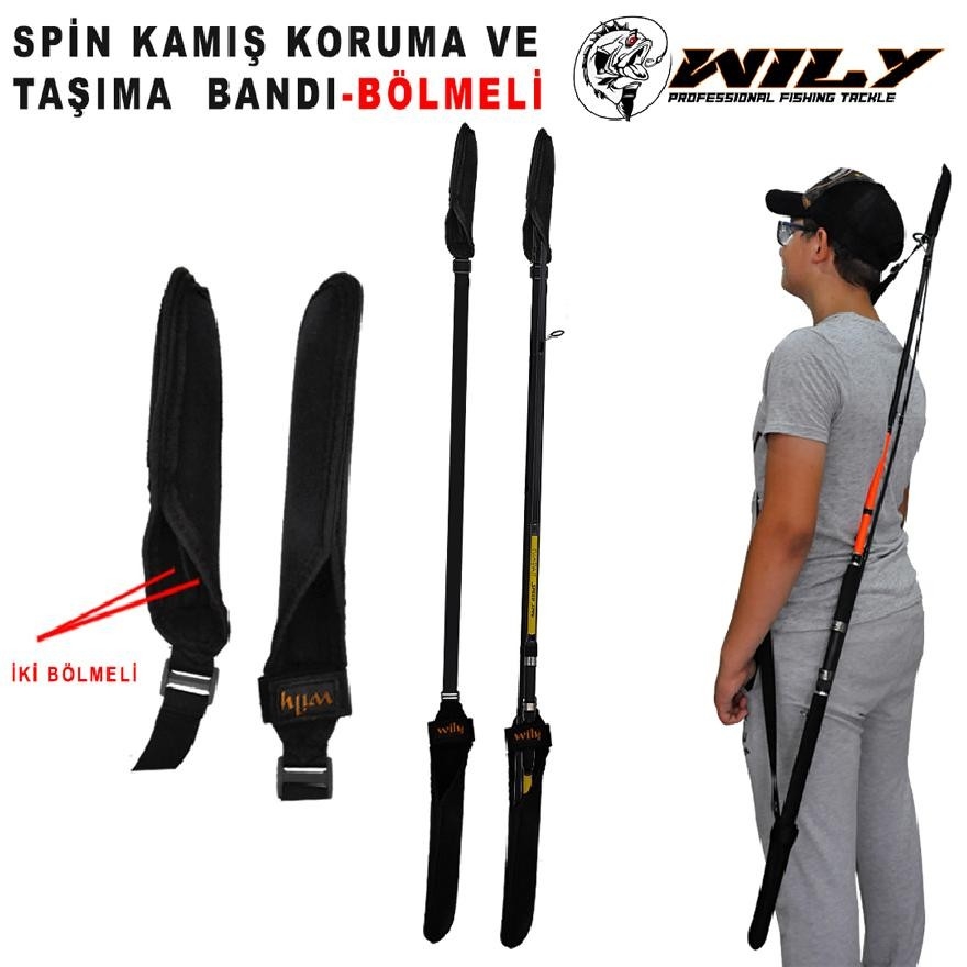 Wily%20Spin%20Kamış%20Koruma%20Ve%20Taşıma%20Bandı%202%20Bölmeli%20Neoprene%20Siyah