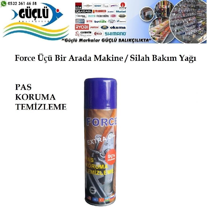 Makina%20Silah%20Bakım%20Yağı%203%20Lü%20Kullanım%20Force%20Extra%20Oıl