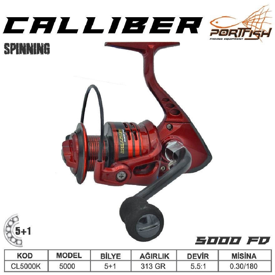 Portfish%20Calliber%205000%20Fd%20Olta%20Makinası%202+1%20Bb%20-%20Kırmızı