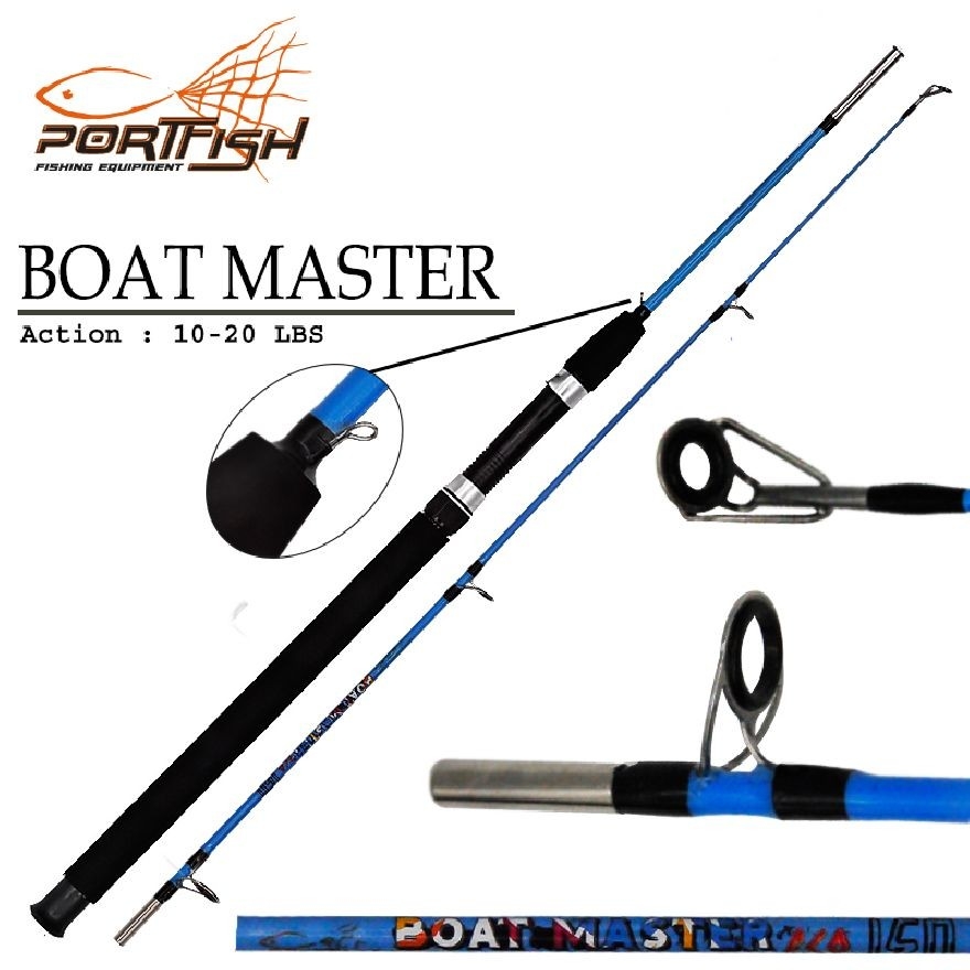 Portfish%20Boat%20Master%20Eco%20Tekne%20Kamışı%20165%20Cm%2010%20-20%20Lbs%20-%20Mavi