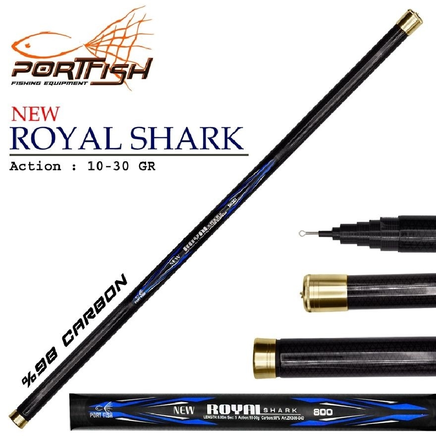 Karbon%20Göl%20Kamışı%20Portfish%20Royal%20Shark%206%20Metre%2010-30Gr