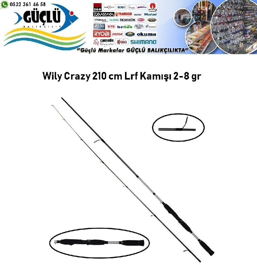 Lrf%20Kamışı%20Port%20Fish%20Wily%20Crazy%20210%20Cm%202-8%20G%20Aksiyon