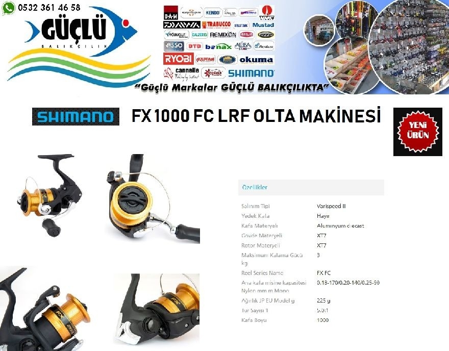 Shimano%20Fx%201000%20Fc%20Lrf%20Olta%20Makinesi