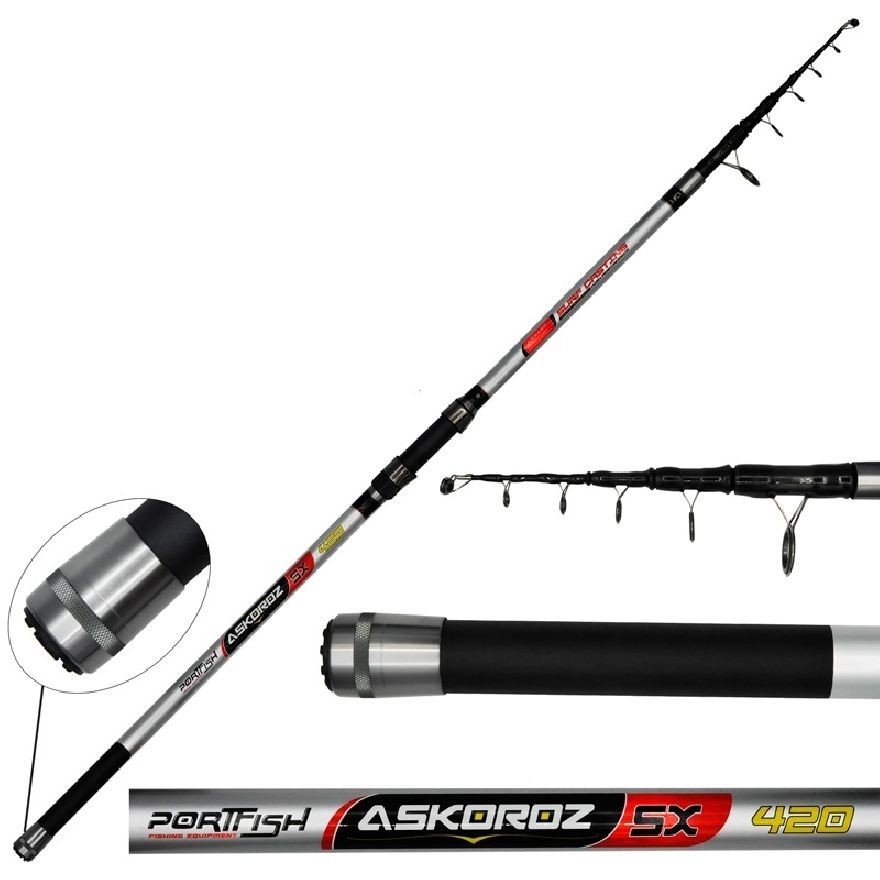 Portfish%20Askoroz%20Sx%20Surf%20Carbon%20Kamışı%20Up%20-%20250%20Gr%20420%20Cm