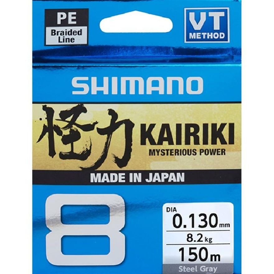 Shimano%20Kairiki%208%20Steel%20Gray%20(Gri)%200,13Mm%20150%20Metre%20İp%20Misina